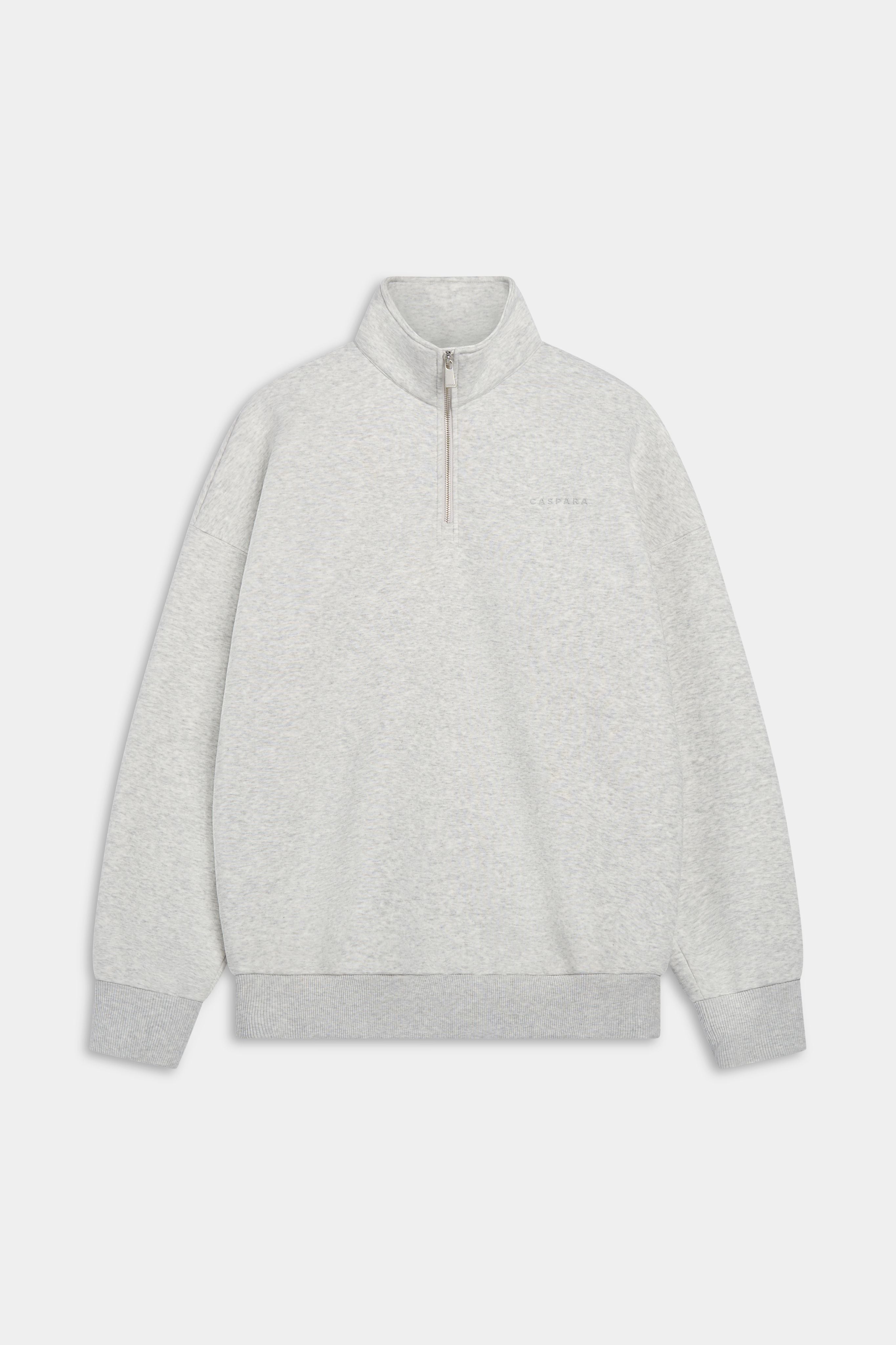 M. 1/4 Zip - Grey Melange